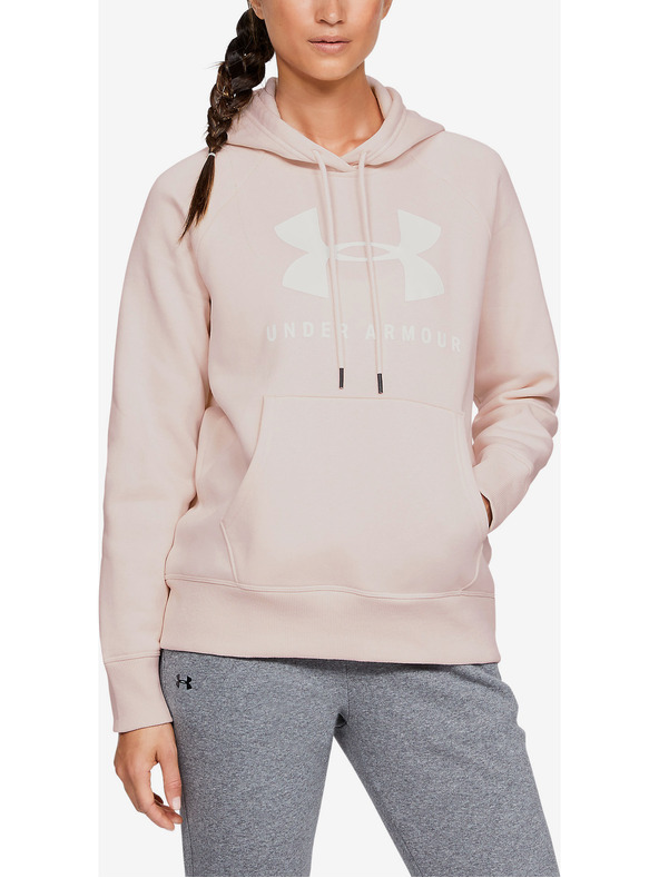 Under Armour Ženska dukserica Under Armour RIVAL FLEECE SPORTSTYLE GRAPHIC HOODIE-B
