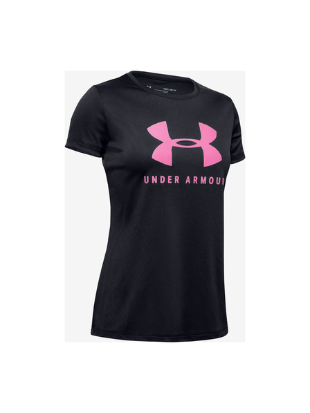 Under Armour Djevojačka majica Under Armour Tech Solid Graphic Big Logo Ss T-Shirt